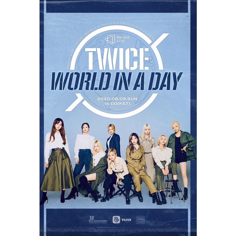 TWICE: World in A Day- 護膜海報 非牛皮紙