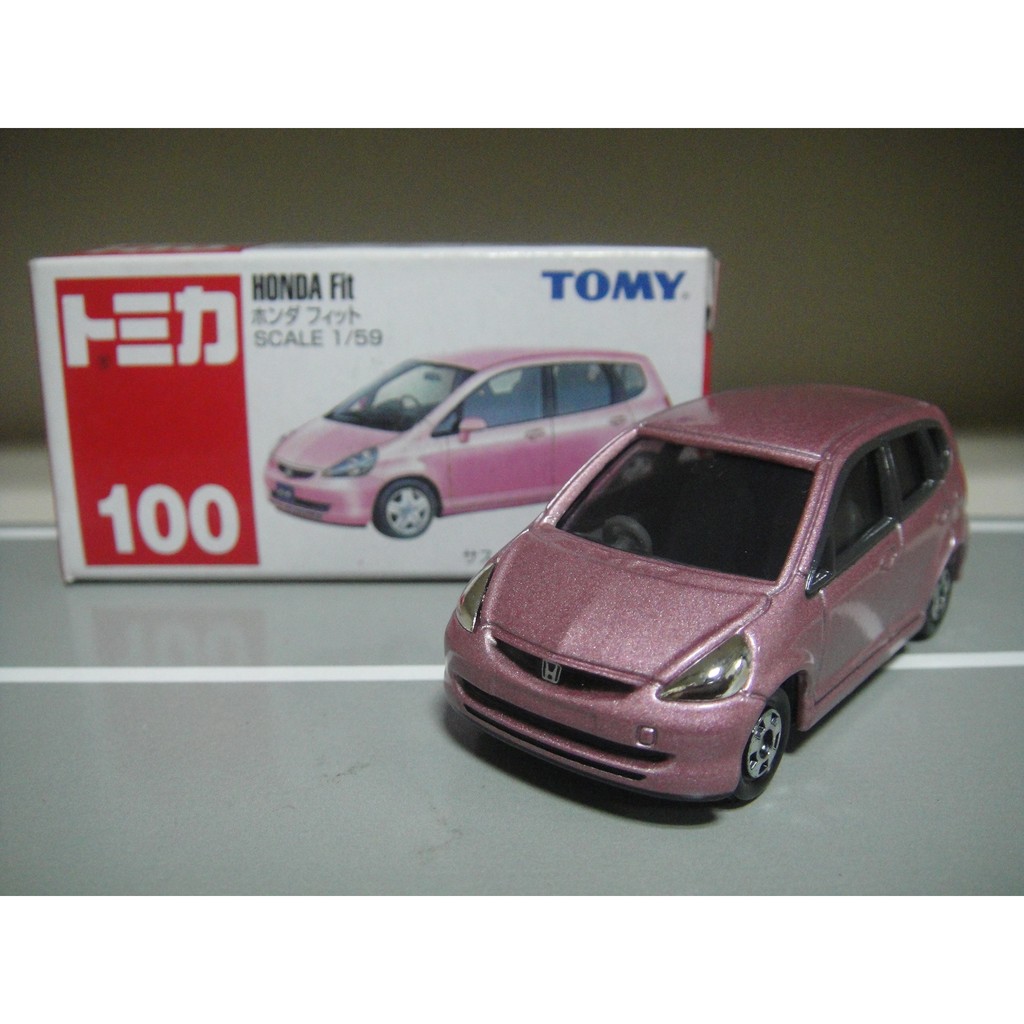 TOMICA 100 HONDA 本田 FIT 藍標