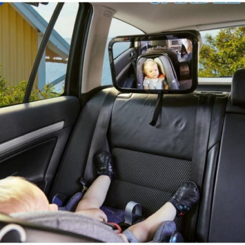 現貨加大版安全座椅反向後視鏡 嬰兒後視鏡  BABY安全座椅車內寶寶後視鏡 寶寶後視鏡 輔助鏡