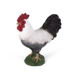 動物模型 mojo fun 公雞 (最新款式) 黑白雞 雞