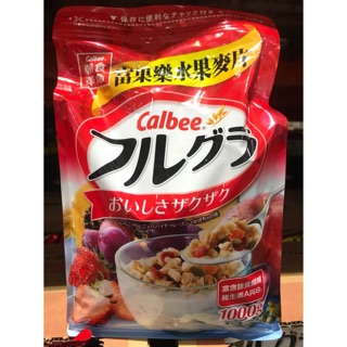 現貨😍富果樂水果早餐麥片 卡樂比Calbee 1000g/包 380g/包 北海道製造 好市多