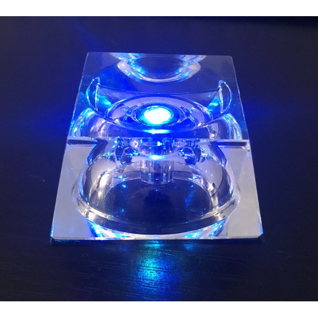 台灣現貨 5CM 透明 水晶球 LED 小型 球坐 燈座/