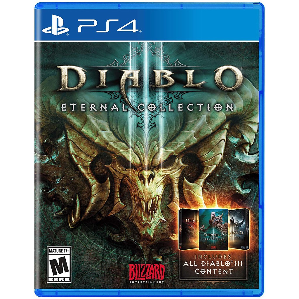 全新未拆 PS4 暗黑破壞神3 永恆之戰版 (含3代+奪魂之鐮+死靈法師) 英文亞美版 Diablo 3 Eternal