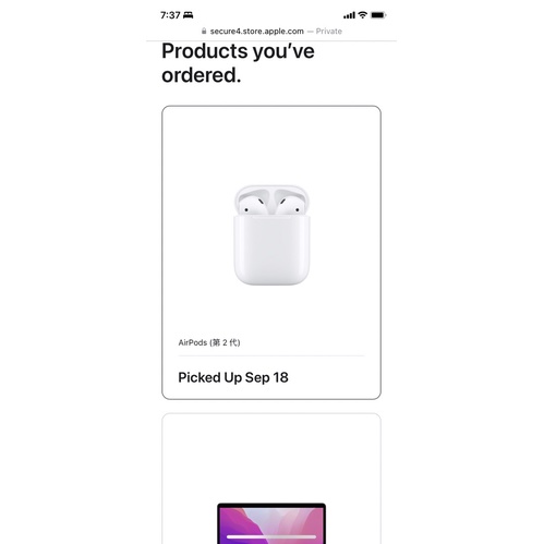 AirPods 2 全新