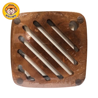 御膳坊 熱帶魚原木隔熱墊-方型