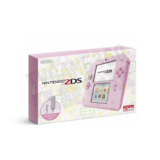 任天堂2ds 主機日文版日本機粉紅色附原廠充電器保護貼 台中恐龍電玩 蝦皮購物