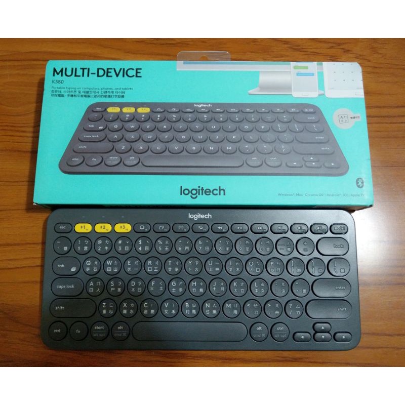 羅技K380跨平台藍芽鍵盤，送藍芽滑鼠
