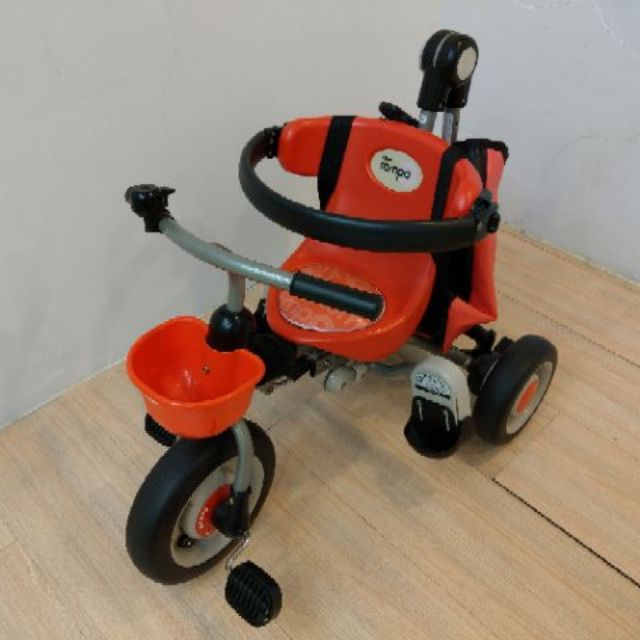(二手) IDES COMPO  第3代  寶寶摺疊 三輪車 (紅色)