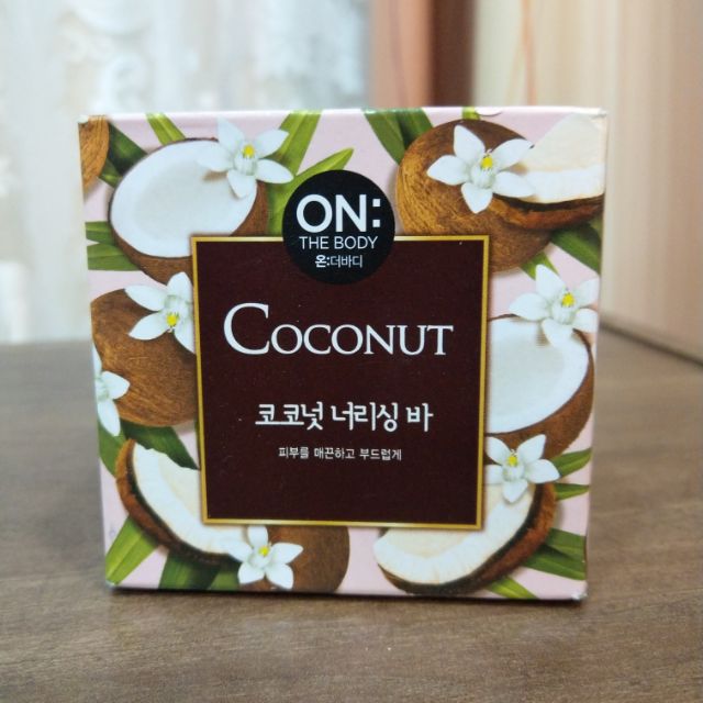 韓國 ON THE BODY 椰子油潤膚香皂 90g