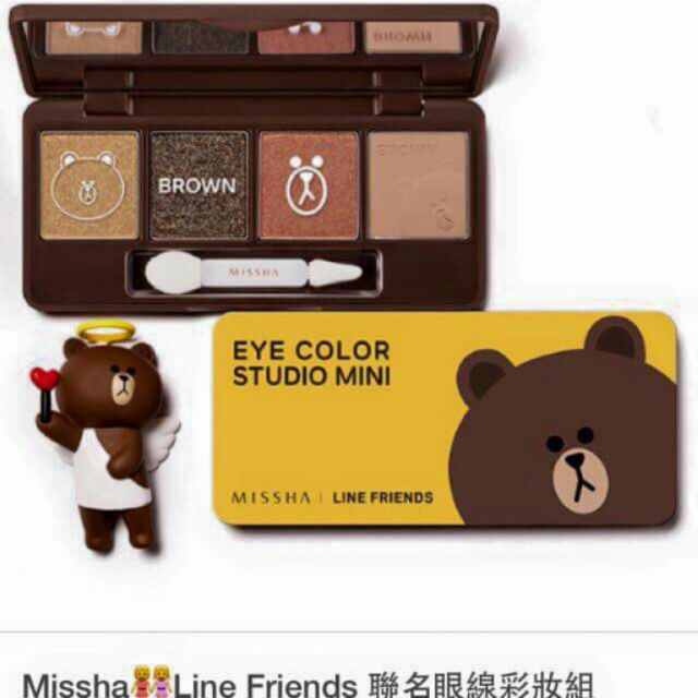 Missha👭Line friends聯名腮紅彩妝❤️