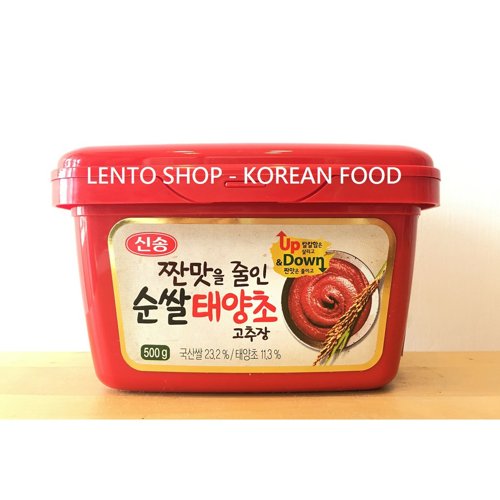 LENTO SHOP - 韓國 新松 SINGSONG 辣椒醬 辣醬 고추장 Gochujang 500克