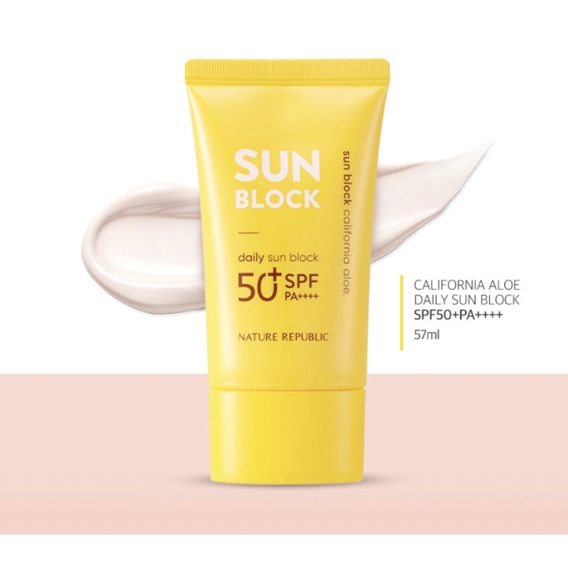 NATURE REPUBLIC 自然樂園 加利福尼亞蘆薈防曬乳 57ML