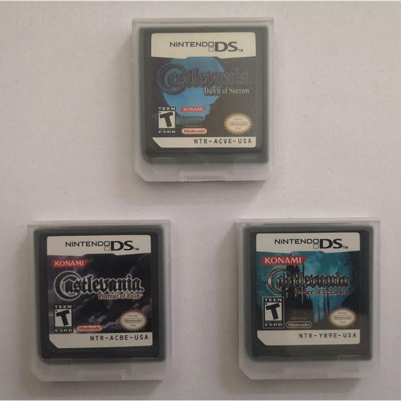 現貨任天堂3ds Ndsi Nds 遊戲卡惡魔城castlevania 系列3合1 美版遊戲卡 蝦皮購物