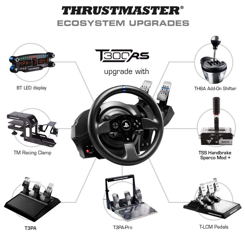 Thrustmaster 圖馬斯特t300rs Gt版力回饋方向盤 踏板 跑車浪漫旅7 Ps4 Ps5相容 蝦皮購物