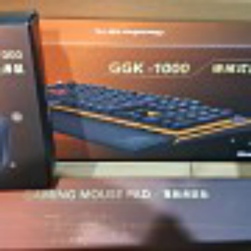 Genuine捷元 電競GGM-1000滑鼠 滑鼠墊 GGK-1000鍵盤 套件
