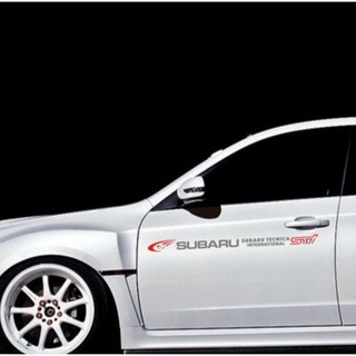 速霸陸|SUBARU|STI側門貼|一對價|Impreza|Forester|WRC|XV|紅潤發