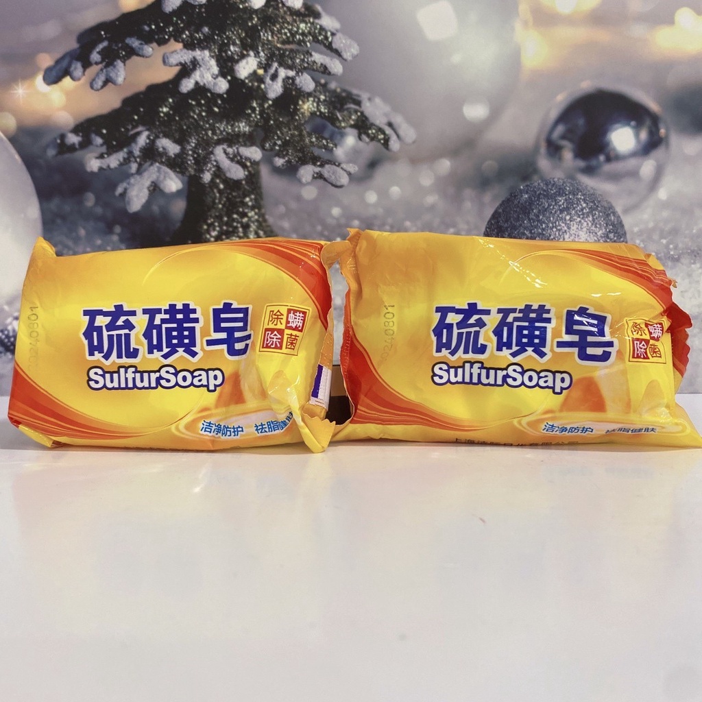 選択 上海硫磺皂6個セット 薬用石鹸 除菌 ニキビ防止タニ退治
