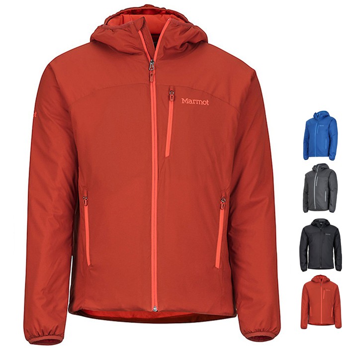 Marmot 美國 男 多色可選 Novus 登山健行連帽保暖外套 夾克 透氣化纖外套 夾克 81240 綠野山房