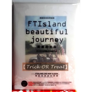 【TOT．韓國樂團：FTIsland】臺壓正版CD：美麗的旅程 CD+DVD臺灣獨佔影音豪華A盤｜附小卡｜自有收藏。