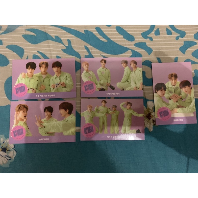 Pc 遊戲卡 NCT DREAM SG 2021 MARK JENO RENJUN HAECHAN CHENLE Mos