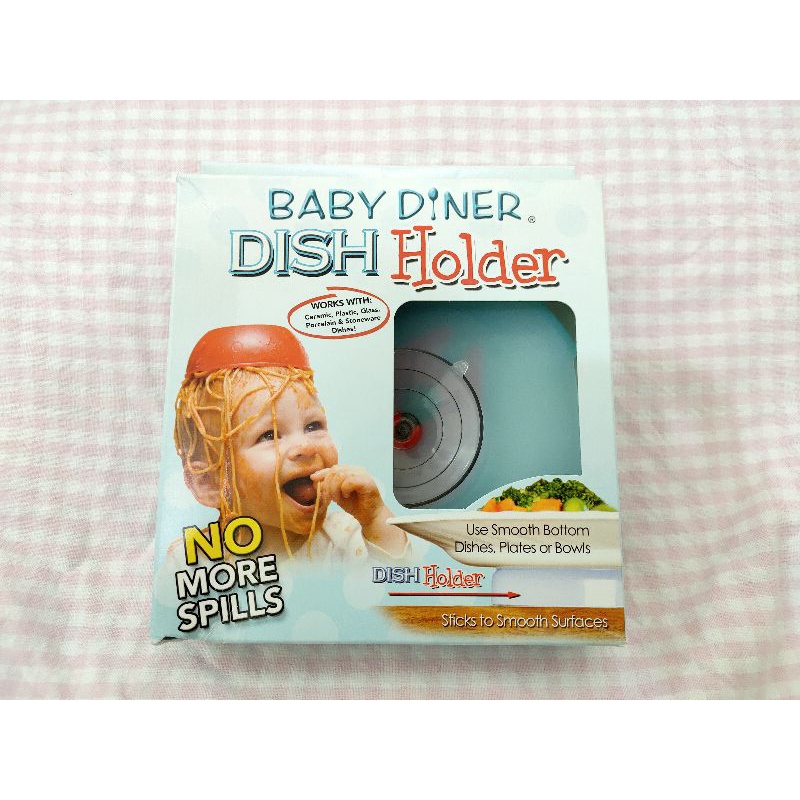 二手美國Lil baby diner dish holder 嬰幼兒用餐強力吸盤架
