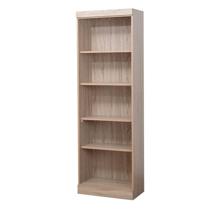 【萊夫家居】KV-B04H：橡木色2尺開放式書櫃【台中家具】收納櫃 置物櫃 展示櫃 書架 防蛀木心板 活動隔板 台灣製造