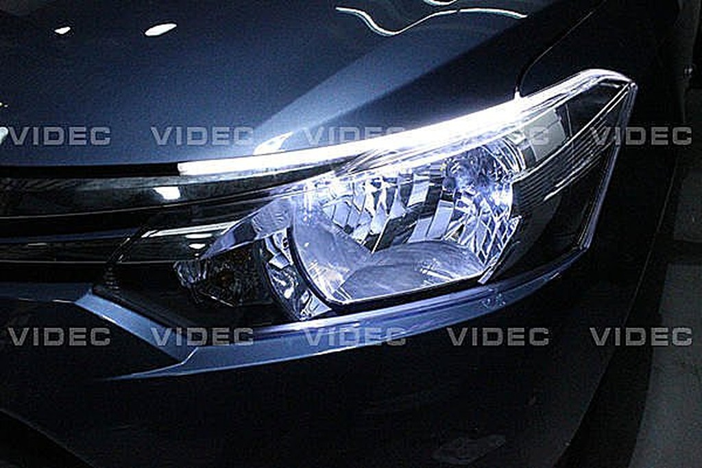 威德汽車 豐田 TOYOTA NEW VIOS 雙色 LED 純正 高亮度 導光條 完全防水 雙色跑馬