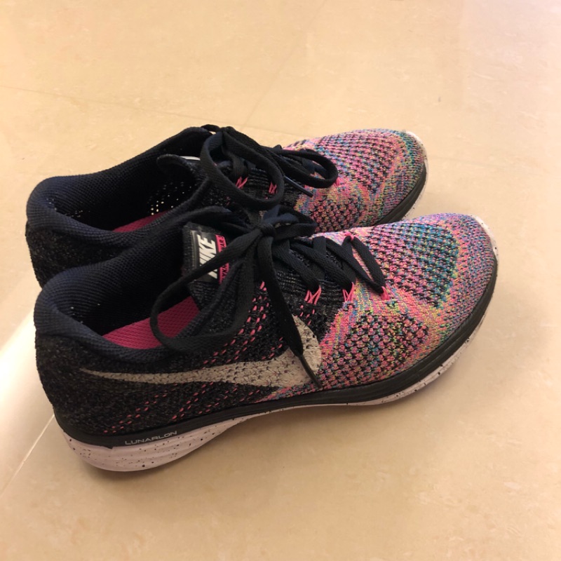 Nike flyknit lunar 3 彩虹限量配色