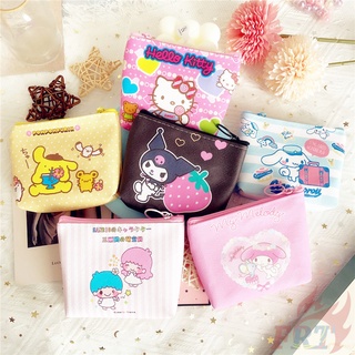 ☸ Sanrio 零錢包 ☸ 1pc Hello Kitty 肉桂卷 Kuromi Melody Pompompurin