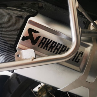 P-A437.鏤空車貼 AKRAPOVIC 天蠍 改裝排氣管 機車貼紙 車身防水反光貼