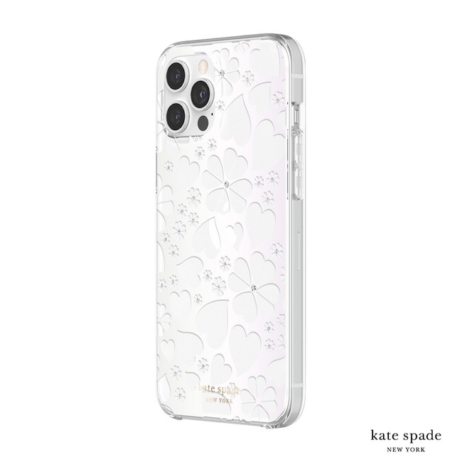 Kate Spade Clover Hearts Iphone 12 Pro Max 6 7吋愛心 幸運草 白色透明殼 蝦皮購物