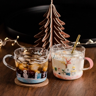 CYBIL HOME 玻璃杯 咖啡杯 燕麥杯 牛奶杯 玻璃馬克杯 星巴克馬克杯 梅森杯 早餐杯 耐熱玻璃杯 玻璃咖啡杯
