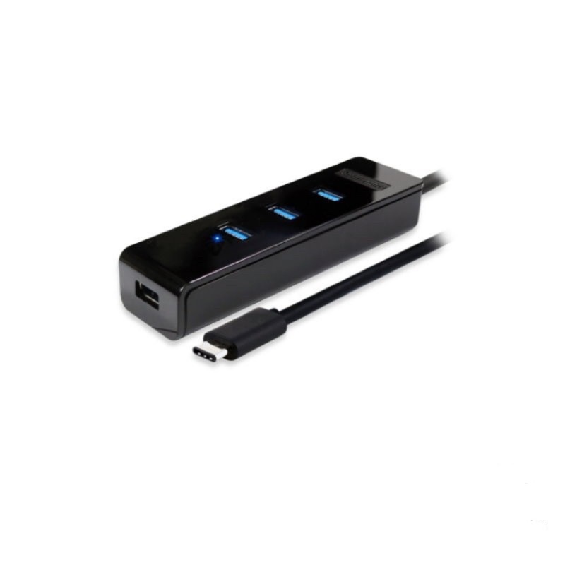 #伽利略 黑色 USB3.0 Type-C 4埠 HUB CU3H04IB 二手非全新