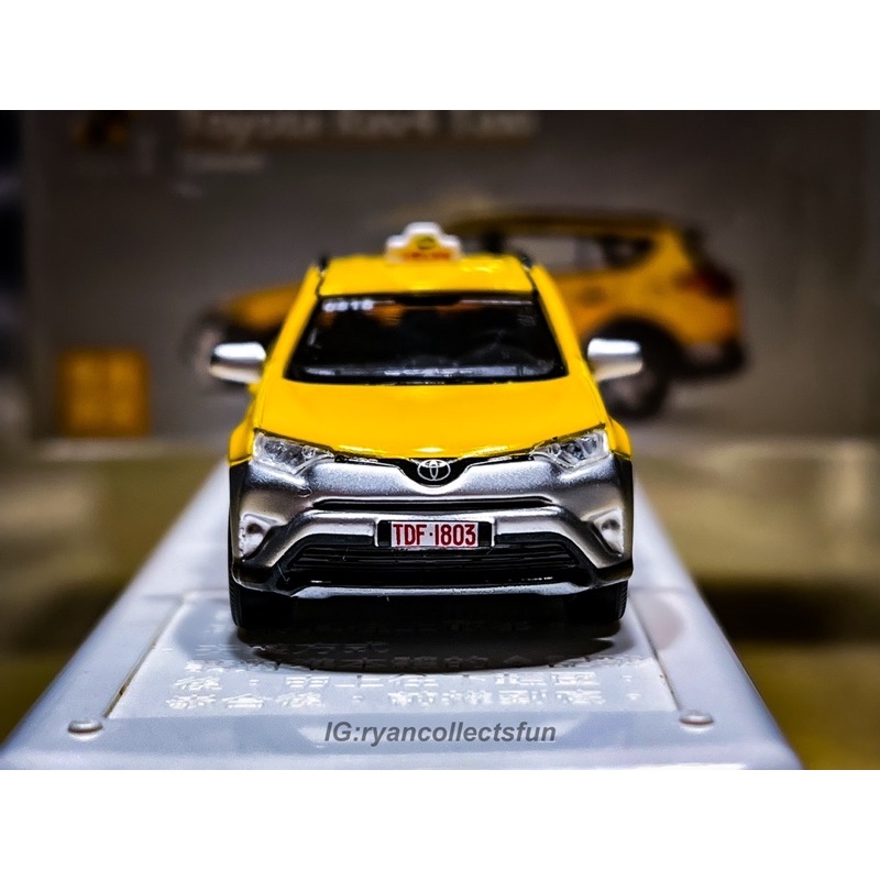 （萊恩收車R.C.F)Tiny 微影 Toyota 四代Rav4 模型車 Taxi 會員限定款 台灣計程車 豐田Rav4