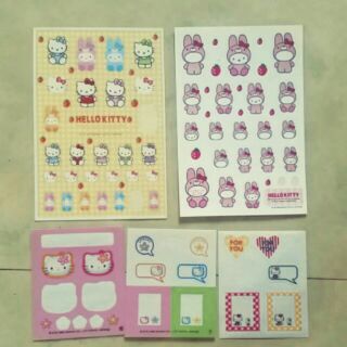 日本sanrio三麗鷗正版Hello Kitty -變裝kitty貼紙
