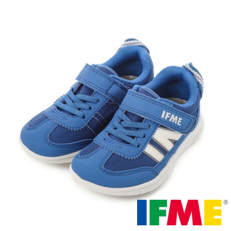 [新竹-實體門市]IFME (20適合腳長18.5公分)蔚藍天際 男童鞋 日本機能鞋 跑步鞋 中童運動鞋