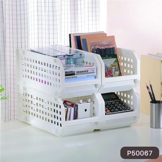 小毛收納『免運 聯府P50067開放式整理架R7 12個』含稅開發票 物品架 塑膠收納籃 賣場整理籃 KEYWAY