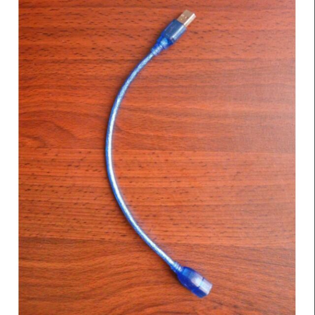 銅線+雙隔離 USB2.0 A公 A母透明藍30公分(保護電腦USB母頭) 高速充電傳輸/USB延長線/USB線