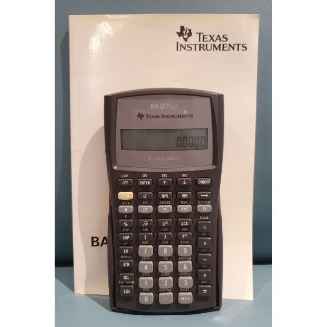 texas instruments BA II Plus 財務計算機