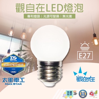 【🙋‍♀️選我▸台灣快速寄出 LED磨砂燈泡】燈泡 LED燈泡 白光 黃光 燈球 省電燈泡 節能燈泡 0.5W 太星電工