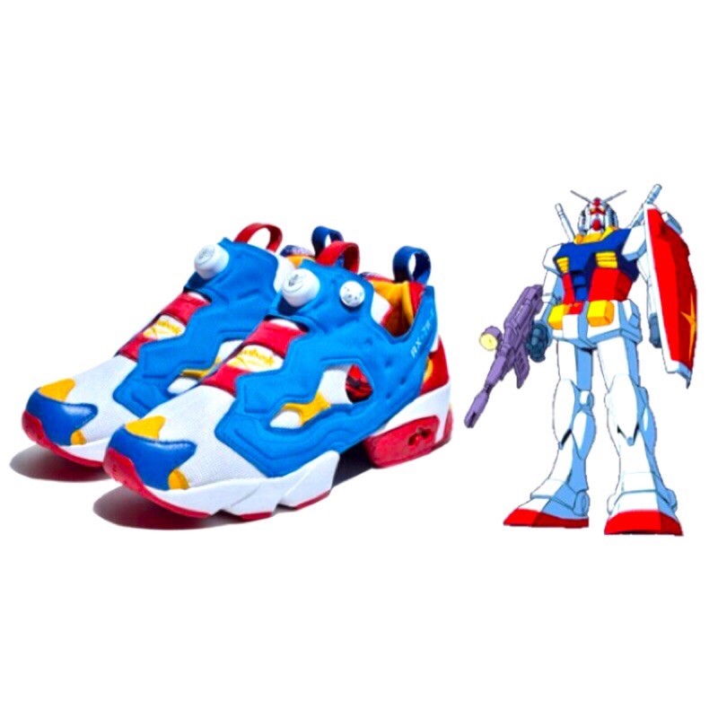 reebok insta pump fury gundam