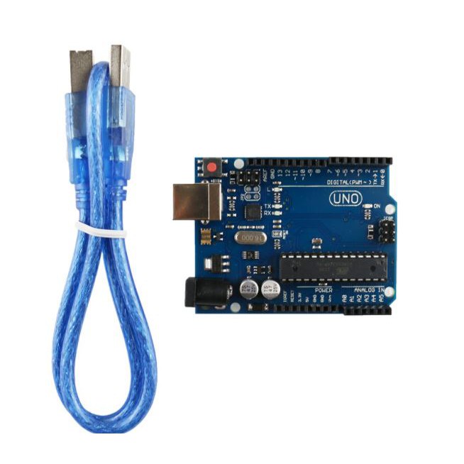 &lt;送USB傳輸線&gt; Arduino UNO R3 開發板 官方版 ATmega16U2 328P