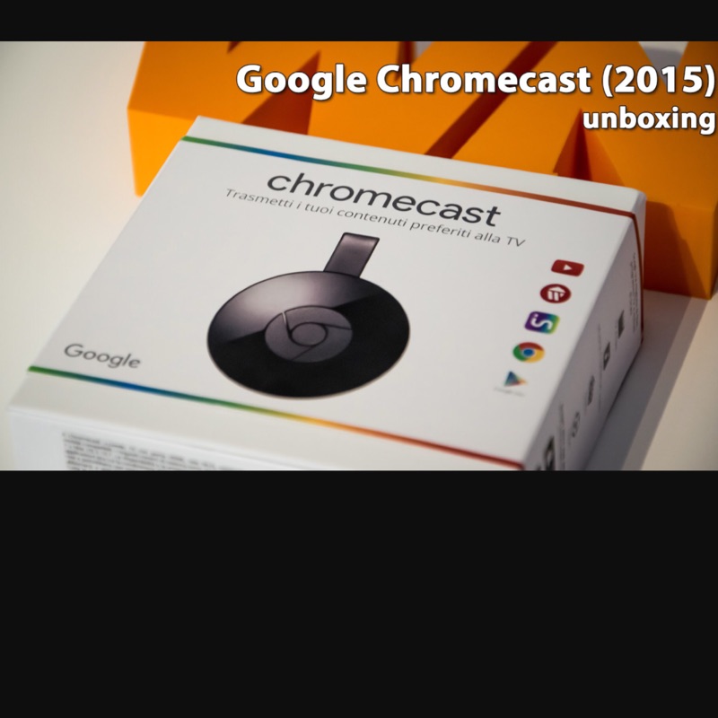 全新未拆 Chromecast 2 V3 黑