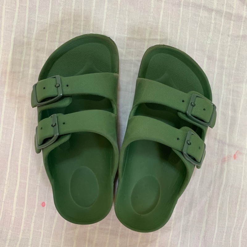 [二手］🇹🇼台灣製造防水幼兒兒童類勃肯拖鞋