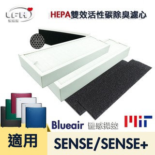 HEPA雙效除臭濾心 適用 Blueair 體感操控 超靜音 SENSE+ 空氣清淨機 加強 Smokestop 活性碳