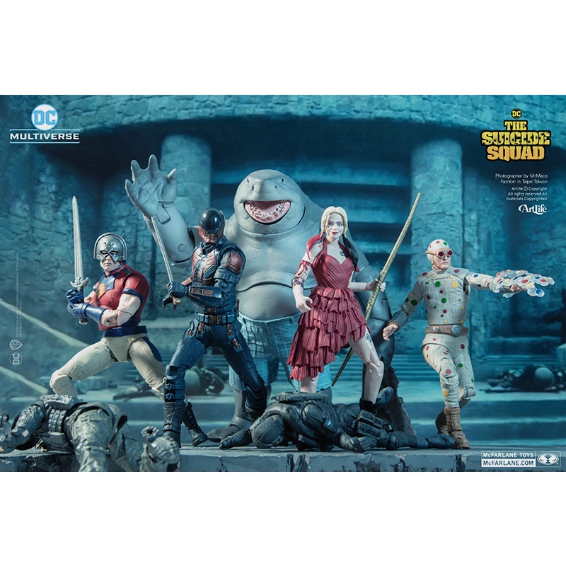 ArtLife ㊁ McFarlane DC SUICIDE SQUAD 麥法蘭 自殺突擊隊 鯊魚王 全4種