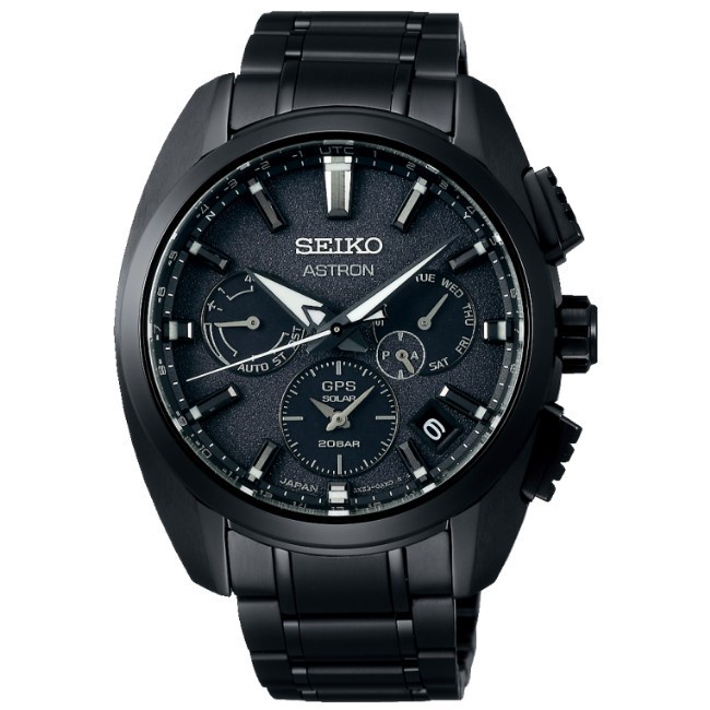 Seiko 5X53-0AV0SD(SSH069J1)ASTRON GPS 雙時區太陽能 鈦/黑 (SK032)