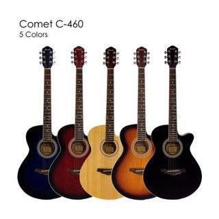 【缺貨】Comet C-460 入門首選A+級 切角民謠吉他 C460