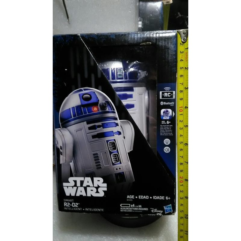 高22 正版 disney 迪士尼 星際大戰 r2-d2 藍芽遙控 聲光互動 跪姿 盒裝 公仔 PVC 手辦