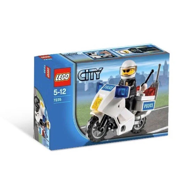 樂高 Lego 7235 City 城市系列 警察 機車 絕版品